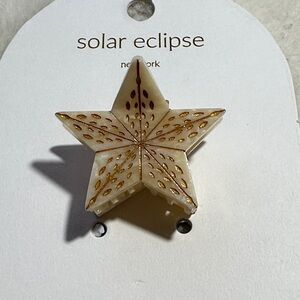 Anthropologie solar eclipse mini star hair claw clip